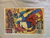 Captain America guest-appearance comic in sleeve