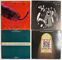 Front covers of all four LP jackets