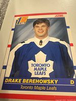 Drake Berehowsky 1990 Score First Round Draft Choice Toronto Maple Leafs card front