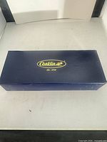 Navy Conklin presentation box closed