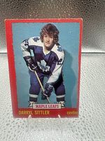 Front view of Darryl Sittler O-Pee-Chee card