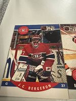 Front of J.C. Bergeron Pro Set card