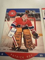 Patrick Roy Pro Set card front