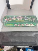 Front view of sealed 1990 Upper Deck Baseball Complete Set box