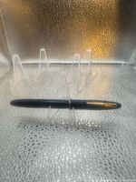 Cap on view of blue fountain pen