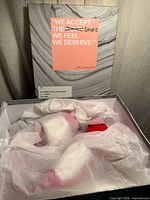 Closed box displaying Jeffrey Campbell branding.