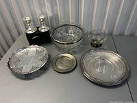 All seven items overview on table