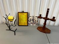Group shot of all four decorative items
