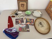 Overview of entire lot on table