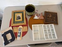 Group shot showing all miscellaneous items on table