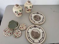 group shot of all items on table