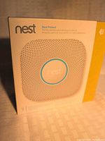 Front of Nest Protect retail box showing product image and branding
