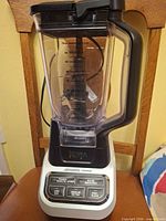 Full view of Ninja Professional blender assembled