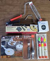 All six items laid out together