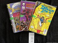 Three prominent comics Hawkmoon, Battletech: Fallout #1, Dragon Lines #1