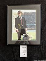 Full view of framed Sean Astin signed photo