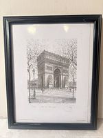Framed print front view