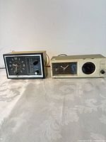 Both clock radios side by side for overall view