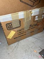 Bose shipping box showing system components list