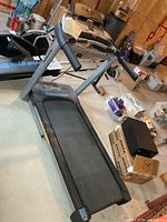 Full view of Horizon CT5.1 treadmill and surrounding items