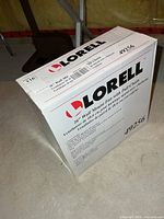 Sealed Lorell fan box perspective view