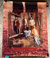 Full view of poster showing band image and titles