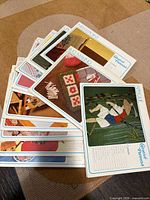 Stack of Creative Patterns booklets showing Patchwork, Rug Making, Needlepoint covers