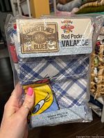 Front of sealed Looney Tunes Blues rod pocket valance package showing brand, size 84 x 15 in