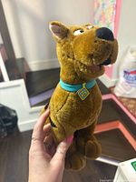 Front view of Scooby-Doo plush showing overall condition