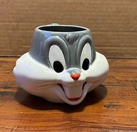 Front view of Bugs Bunny sculpted mug