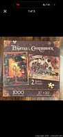 Front of puzzle box showing title, piece count, dimensions, and artwork