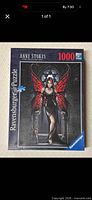 Front of Ravensburger 1000-piece Anne Stokes puzzle box showing artwork and piece count