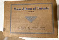Front cover of View Album of Toronto souvenir book