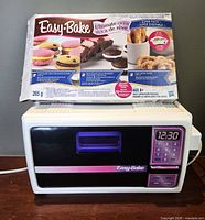 Easy-Bake Ultimate Oven with boxed mix pack on top