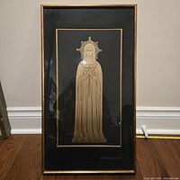 Front view of framed print displaying artwork and frame
