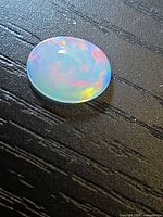 Top view showing play-of-color