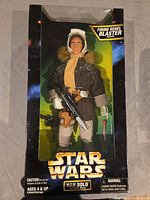 Front of sealed Star Wars Action Collection box showing Han Solo figure and accessories