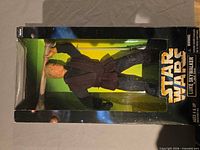 Front view of boxed 12-inch Luke Skywalker figure