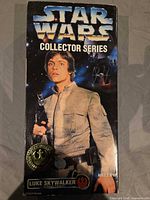 Front of Star Wars Collector Series Luke Skywalker box