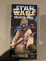 Front of Star Wars Collector Series Tusken Raider box
