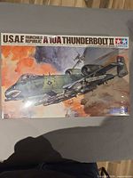 Front of factory-sealed Tamiya A-10A Thunderbolt II model kit box