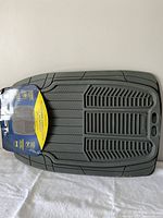 Full view of packaged Michelin rubber floor mats