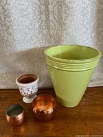 Group shot of four planters