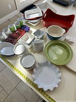 Group shot showing entire assortment on table