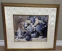 Entire framed artwork front view