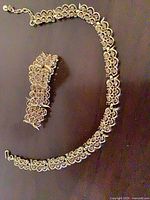 Necklace and bracelet full view