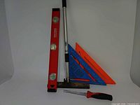 All items standing together showing scale