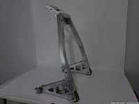Full view of aluminum spool stand showing overall structure
