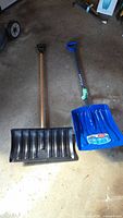Both shovels side by side full view