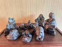 Group shot of all ten figurines